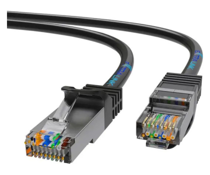 Kabel komputerowy ExtraLink Kat.5e FTP 2m Patchcord LAN miedź skrętka